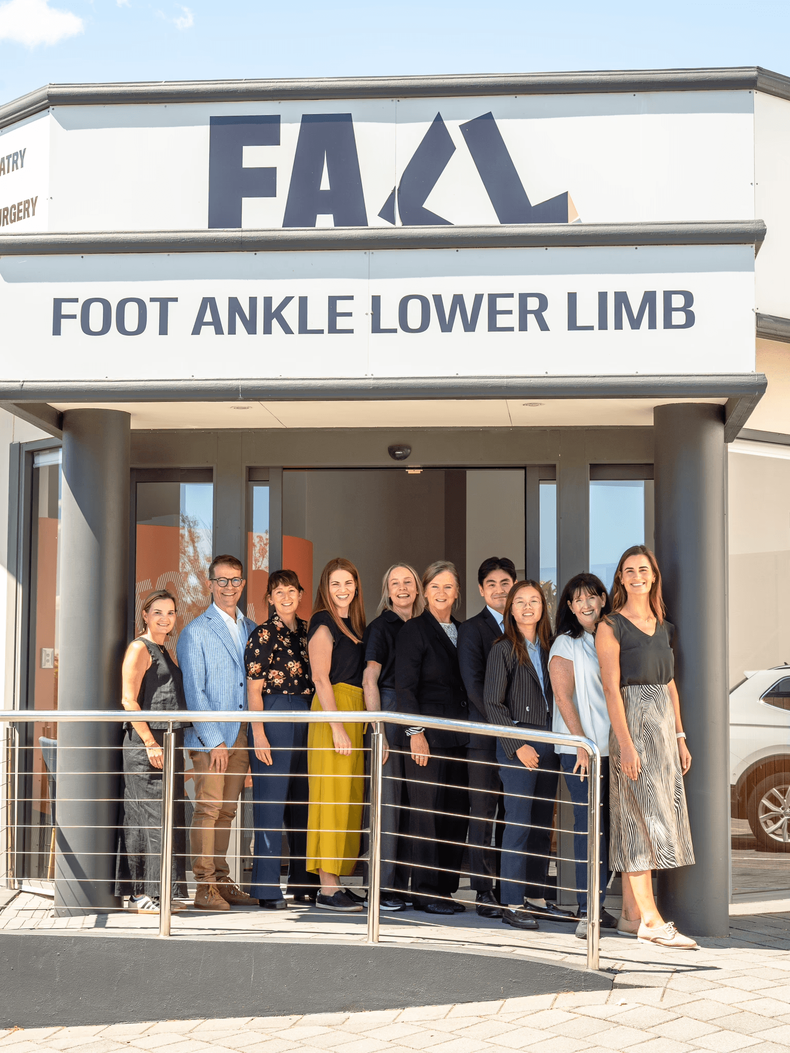Modern reception area at Foot Ankle Lower Limb Clinic in Booragoon, Perth